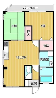 コーポたわら【4階】の間取り