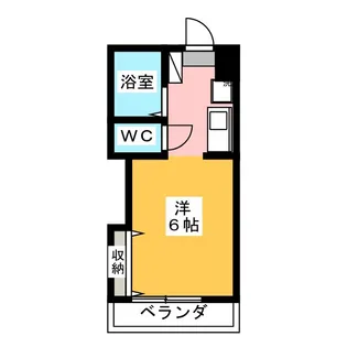 サウスアベニュー【1階】の間取り