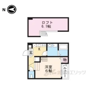 CASA通町【2階】の間取り