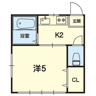 第6ナガノビル【3階】の間取り