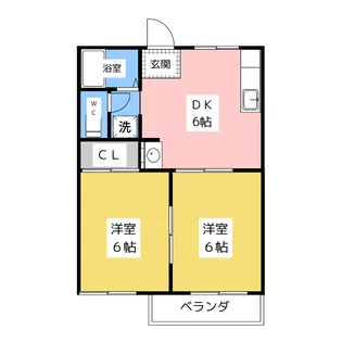 インペリアル香久山【2階】の間取り