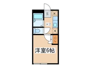 カーサ松風台【2階】の間取り