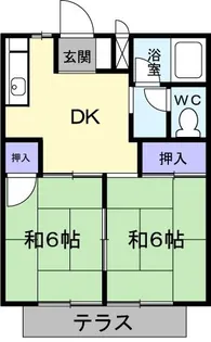 ファミール築地【1階】の間取り