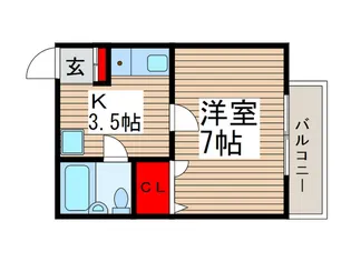 サンモ-ル松戸【2階】の間取り