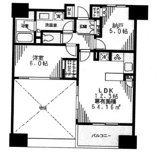 スカイグランデ船橋宮本【2階】の間取り