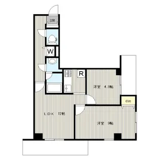 ラント・タチバナ【9階】の間取り