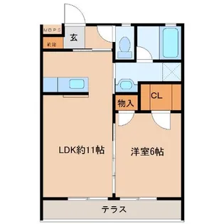 NOA A【1階】の間取り