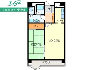 志摩アーバンリゾート一番館【3階】の間取り