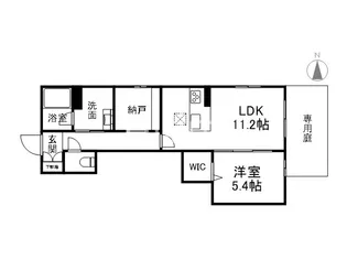 ShaMaison relafort【1階】の間取り