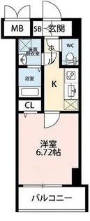 Sky Himeji【6階】の間取り