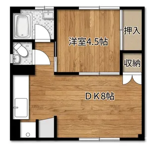 ハイデルベルク【1階】の間取り
