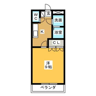 サンフォレスト【1階】の間取り