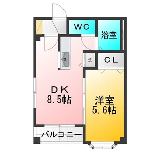 コーポセレッソ上石神井【2階】の間取り