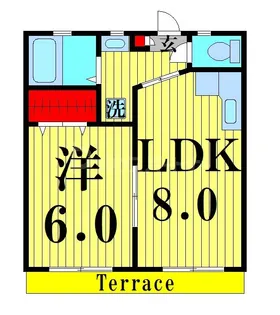 ブランシェ五反野【1階】の間取り