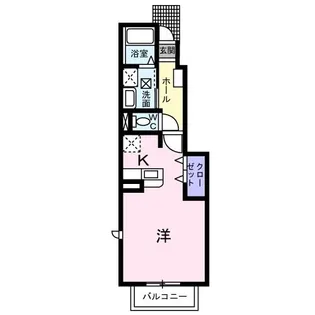 ヴォーネンフェルト【1階】の間取り