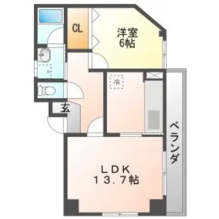 サンフタミ尾頭橋ビル【3階】の間取り