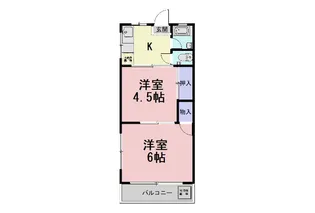新前橋ハイツ【3階】の間取り