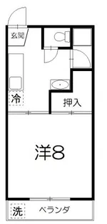 サンコービル【5階】の間取り