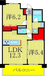 プレシャスタワー柏【7階】の間取り