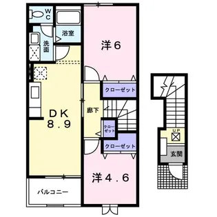 シルフィー【2階】の間取り