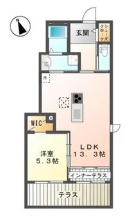 アグリN【1階】の間取り