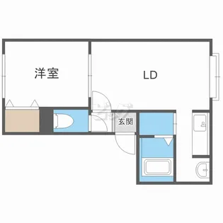 ケーズガーデン平岸【2階】の間取り