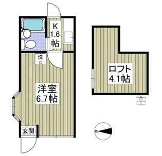 ブルーベル【1階】の間取り