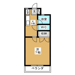 ニューライフ越塚【2階】の間取り
