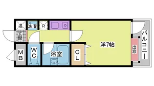 マンション望 伊川谷【6階】の間取り
