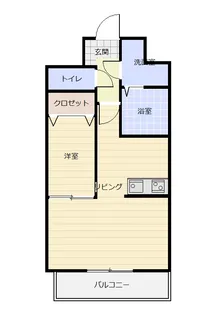 ギャラン熊本駅前【9階】の間取り