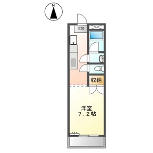 ハイツディアフィールド【3階】の間取り