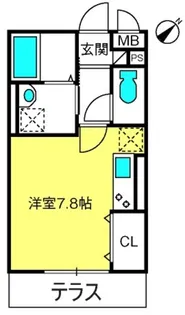 クレシア東川口【1階】の間取り