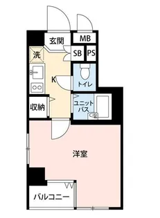 マイナビSTAYミライエ中井下落合(プレール新宿落合)【4階】の間取り