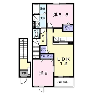Belle Maison桜II【2階】の間取り
