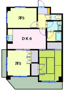 ハイツキヨシ【3階】の間取り