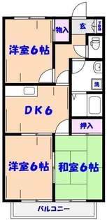 ピアウエストハウス【2階】の間取り