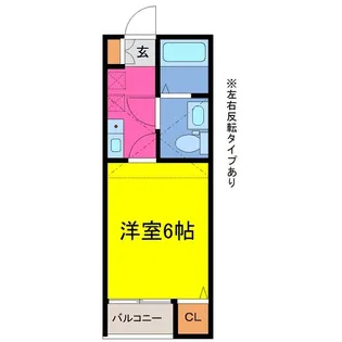 ウエストハイムせんげん台【2階】の間取り