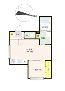 ステラ板橋本町【1階】の間取り