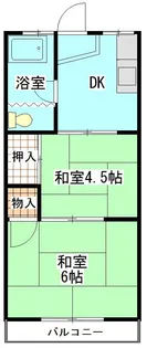 花園コーポ【2階】の間取り