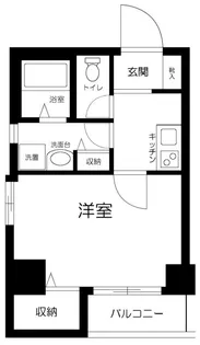 ローズマンションミヤハラ【6階】の間取り