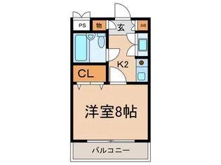 NTコ-ポ向原【1階】の間取り