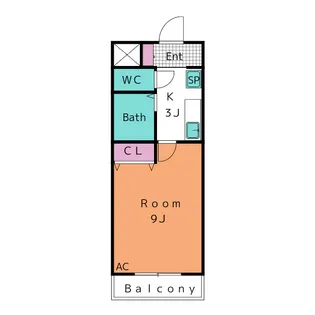 A・City岡崎矢作【2階】の間取り