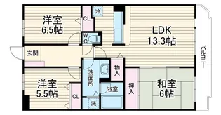 ロイヤルヒルズ高砂【2階】の間取り