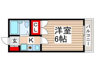 エクセル新松戸【2階】の間取り