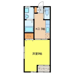 BLACKSTONE III【1階】の間取り