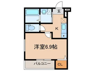 フジパレス尼崎東園田EAST【2階】の間取り