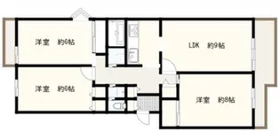 パークヒルズくすのき中央1号館【4階】の間取り