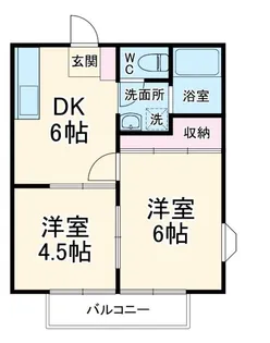 シュミーデ小川【2階】の間取り