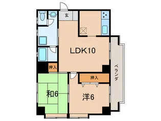 芦屋川アーバンライフ【1階】の間取り