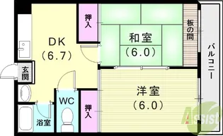 ラッフィナート海運町【3階】の間取り